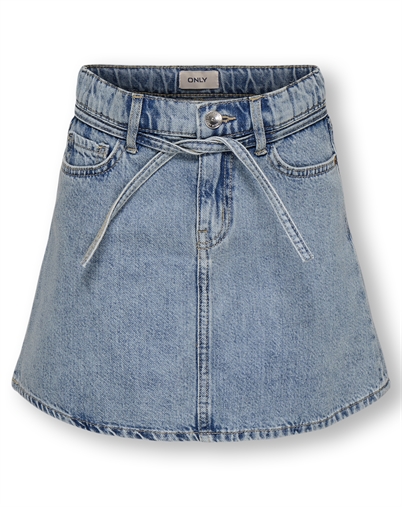Kids Only - KOGEden Belt Nederdel - Light Blue Denim